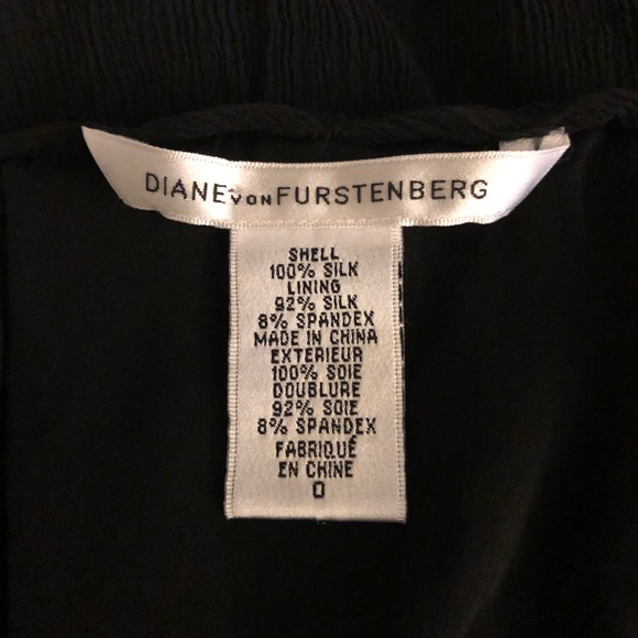 DVF ‘Fenobe’ silk chiffon blouse in black - Picture 9 of 11